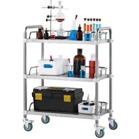 Cărucior-medical-mobil-din-oțel-inoxidabil-cărucior-de-laborator-din-oțel-inoxidabil