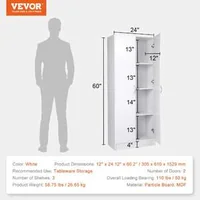 Dulap-de-bucătărie-pentru-alimente-înălțime-de-152-cm-independent-capacitate-de-50-kg-pe-fiecare-raft-cu-3-rafturi-2-reglabile-din-lemn-compozit-pentru-bucătărie-și-sufragerie