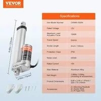 Acționare-liniară-12-V-1500-N-cursă-100-mm-IP54