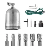 Mașină-de-găurit-cu-talpă-magnetică-1100-W-forță-magnetică-de-1200-kg-Ø-12-40-mm-cu-6-carote-HSS