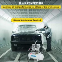 Compresor-de-aer-profesional-9-L-silențios-550-W-fără-ulei