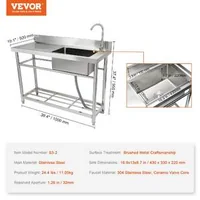 Chiuvete-profesionale-cu-o-cuvă-din-oțel-inox-100-120-cm-BATERIE-pentru-garaj-restaurant-spălătorie-certificate-NSF