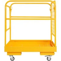 Platformă-de-lucru-pliabilă-pentru-motostivuitor-cu-roți-pivotante-cu-blocare-capacitate-550-kg