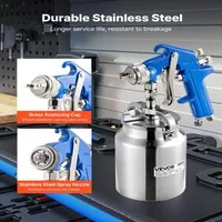 Pistol-pneumatic-profesional-de-vopsit-Siphon-Feed-cu-rezervor-de-1000-cc-și-duză-de-1-8-mm