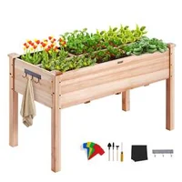 Jardinieră-înălțată-din-lemn-120-x-58-x-76-cm-pentru-flori-legume-și-plante-aromatice