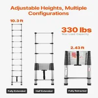 Scară-telescopică-extensibilă-3-74-m-capacitate-de-încărcare-170-kg-din-oțel-inoxidabil