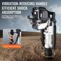 Mașină-de-bătut-țăruși-pentru-gard-cu-2-capete-37-cm³-mecanism-de-acționare-în-4-timpi-pentru-stâlp-tip-T-acționată-pe-benzină