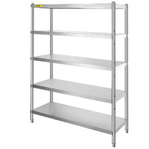 Raft-din-oțel-inoxidabil-cu-5-niveluri-122-x-183-cm-pentru-bucătărie-și-garaj
