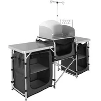 Masă-de-bucătărie-pliabilă-pentru-camping-cu-geantă-de-depozitare-dulap-din-aluminiu-3-zone-de-lucru-și-paravan-de-vânt-detașabil-pentru-gătit-în-aer-liber