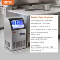Aparat-profesional-de-făcut-gheață-38-kg-24-h