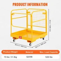 Platformă-de-lucru-pliabilă-pentru-motostivuitor-cu-roți-pivotante-cu-blocare-capacitate-550-kg