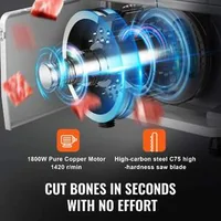 Ferăstrău-cu-bandă-electric-profesional-pentru-carne-1800W-din-oțel-inoxidabil