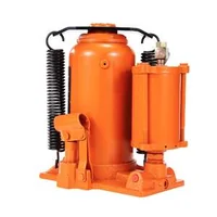 Cric-hidropneumatic-tip-butelie-20-tone-construcție-complet-sudată-interval-de-ridicare-de-265-500-mm-mâner-pentru-acționare-manuală-și-pompă-pneumatică-pentru-autoturisme-pick-up-uri-și-camioane