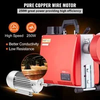 Mașină-de-desfundat-țevi-cablu-de-20-m-250W-cu-avans-manual