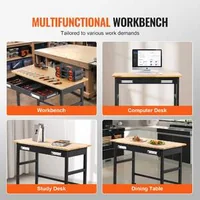 Masă-de-lucru-pe-roți-din-lemn-cu-organizator-pentru-sertare-capacitate-680-kg-120-cm