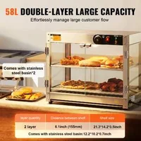 Vitrină-termică-profesională-de-banc-cu-2-niveluri-și-iluminare-pentru-pizza-și-alte-alimente