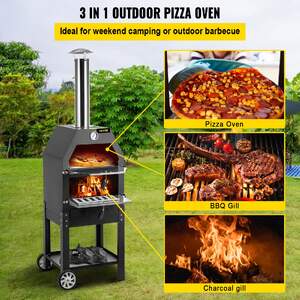Cuptor-exterior-pentru-pizza-pe-lemne-cu-temperatură-maximă-de-500-C-pentru-grătar