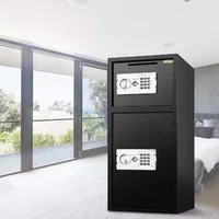 Seif-cu-ușă-dublă-dimensiune-83-cm-volum-74-litri-pentru-arme-și-bani-construcție-puternică-din-fier