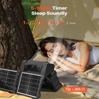 Ventilator-solar-portabil-20000mAh-cu-lampă-LED-8-inch
