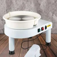 Roată-de-olărit-35-5cm-viteză-0-300-rot-min-picior-reglabil-manual-pentru-ridicare-0-20cm-chiuvetă-detașabilă-cu-pedală-set-de-accesorii-pentru-sculptură