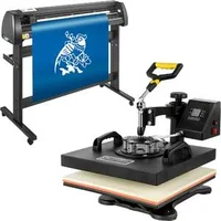 Presă-termică-5-în-1-38-x-38-cu-transfer-pentru-șepci-și-plotter-de-tăiat-vinil-de-135-cm-cu-3-lame