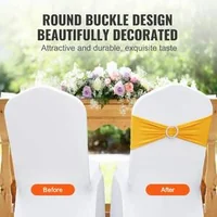 Panglici-elastice-decorative-pentru-scaune-100-bucăți-culoare-galben-auriu-cu-cataramă