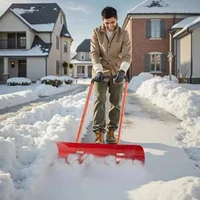 Lopată-pentru-zăpadă-tip-plug-cu-roți-lățime-96-cm-mâner-reglabil