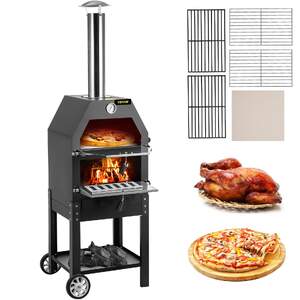 Cuptor-exterior-pentru-pizza-pe-lemne-cu-temperatură-maximă-de-500-C-pentru-grătar