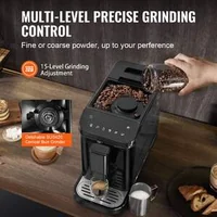 Espressor-automat-de-15-bari-cu-râșniță-încorporată-și-15-trepte-de-măcinare