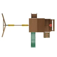Set-de-leagăn-din-lemn-9-în-1-echipament-de-joacă-pentru-exterior-tobogan-de-1-8m-și-fortăreață-superioară