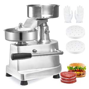 Presă-profesională-robustă-din-oțel-inoxidabil-pentru-burgeri-de-13-cm-cu-1000-de-foi-de-hârtie-pergament