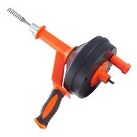 Șnec-de-curățare-canalizare-2-3m-cu-adaptor-pentru-bormașină-pentru-desfundarea-scurgerilor-chiuvetelor-de-bucătărie-și-baie-cu-furtun-protector-și-mănuși