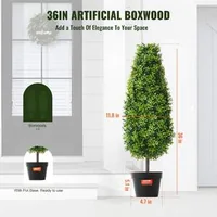 Decor-din-plante-artificiale-rezistent-la-UV-pentru-interior-exterior-preț-pentru-două-bucăți