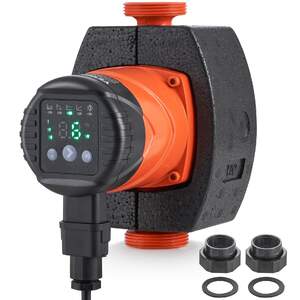 Pompă-de-circulație-de-înaltă-eficiență-motor-cu-magnet-permanent-220V-22W-debit-maxim-50-l-min-înălțime-maximă-de-pompare-4-m-conexiune-filetată-1-12-5-moduri-inteligente-de-control