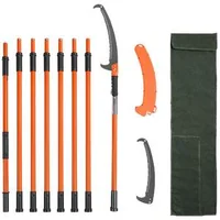 Fierăstrău-manual-cu-prelungitor-222-822-cm-lamă-ascuțită-din-oțel-pentru-tăierea-crengilor-înalte-și-8-segmente-ușoare-de-mâner-din-fibră-de-sticlă
