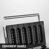 Aparat-profesional-pentru-vafe-tip-hot-dog-1500W-6-bucăți