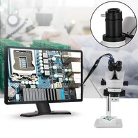 Microscop-stereo-trinocular-cu-mărire-3-5-90-suport-cu-braț-dublu-și-cap-rotativ