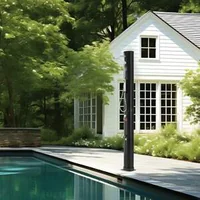 Duș-exterior-40-l-set-pentru-duș-lângă-piscină-cu-2-robinete-de-duș