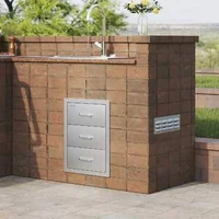 Corp-încorporabil-cu-trei-sertare-pentru-bucătărie-exterioară-și-grătar-400-x-450-x-450-mm-cu-mâner-din-oțel-inoxidabil