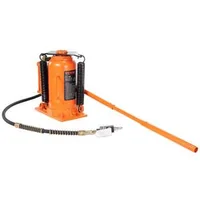 Cric-hidropneumatic-tip-butelie-20-tone-construcție-complet-sudată-interval-de-ridicare-de-265-500-mm-mâner-pentru-acționare-manuală-și-pompă-pneumatică-pentru-autoturisme-pick-up-uri-și-camioane