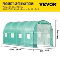 Seră-tunel-pentru-grădină-4-5-x-2-x-2-m-structură-galvanizată