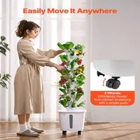 Sistem-hidroponic-de-cultivare-cu-10-niveluri-50-de-locuri-de-plantare-și-roți