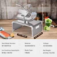 Mașină-electrică-de-zdrobit-gheață-300-kg-h-350-W-cu-lame-duble