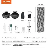 Set-pentru-căutarea-aurului-cu-mini-jgheab-de-spălare-sluice-box-din-aluminiu-16-piese