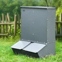 Hrănitoare-metalică-cu-ușă-dublă-pentru-până-la-8-porci