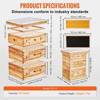 Kit-de-stup-cu-30-de-rame-din-lemn-de-cedru-acoperit-cu-ceară-de-albine-2-corpuri-adânci-1-corp-mediu-ferestre-transparente-din-acril-și-foițe-de-fagure-pentru-apicultori-începători-și-profesioniști