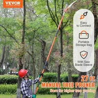 Fierăstrău-telescopic-manual-pentru-crengi-2-2-m-până-la-8-2-m-cu-foarfecă