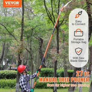 Fierăstrău-telescopic-manual-pentru-crengi-2-2-m-până-la-8-2-m-cu-foarfecă