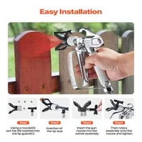 Pistol-de-vopsit-Siphon-Feed-1000-cc-duză-de-1-8-mm-atomizare-ridicată