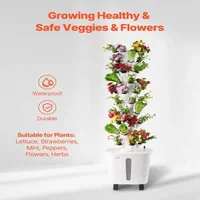Sistem-hidroponic-de-cultivare-cu-10-niveluri-50-de-locuri-de-plantare-și-roți